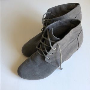 Hidden heel booties